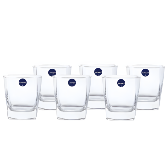 Glass Cup Set - 6 Pcs